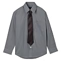 Boys' Cherokee&reg; Shirt And Tie Set - Pewter