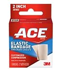 ACE Elastic Bandage with Hook Closure, 2 Inches (Pack of 2)