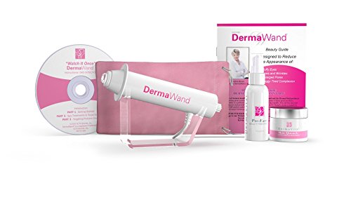 Dermawand Deluxe Skin Quench Retail Kit with 2 Derma Vital Skincare Products - Derma Wand For Wrinkles | Puffy Eyes | Saggy Skin | Non-Surgical Face Lift | High Frequency Machine