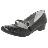 MIA Women's Melina Mary Jane,Black Leather,10 M US