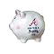Atlanta Braves Born to be a Fan Piggy Bank