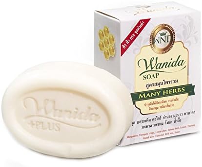 Organic Herbal Facial and Body Soap, Mix Herbs Smell for Women Beautiful Skin by Wanida Plus