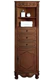 22"w Corner Linen Storage Cabinet, CORNER, ANTIQUE CHERRY