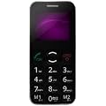Big Easy BE1 - Big Button Candy Bar Mobile Phone - Easy to Use Simple - Unlocked - Camera - Full Colour Screen - FM Radio - SOS Button (Black - Unlocked Sim Free)