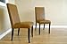 Kitchen & Housewares : Light Brown Full Leather Dining Chair
