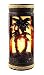 PALM TREE AMBIENT BAMBOO LIGHT - 9" - TROPICAL DECOR