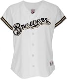 Milwaukee Brewers Home White Women's MLB Replica Jersey