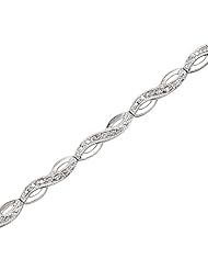 14K White Gold 1/5 ct. Diamond Tennis Bracelet
