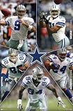 Dallas Cowboys (Tony Romo, Terrell Owens, Marion Barber, DeMarcus Ware, Jason Witten) Sports Poster Print - 24