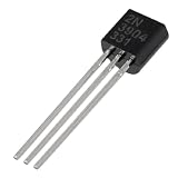 Amico 100 Pcs 2N3904 Through Hole NPN Bipolar Transistors