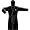 adidas Bademantel BATHROBE MEN schwarz