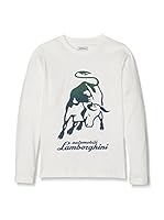 Automobili Lamborghini Camiseta Manga Larga (Blanco)