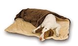 Pet Supplies : Thermo-Pet Throw Large 36" x 54", Mocha & Cream