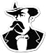 Jack Daniel's Tennessee Whiskey Label Car Bumper Sticker Decal 4.5