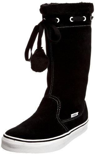 Vans W MARLEY (fur) black VNK14DS, Damen Stiefel, Schwarz (Fur) black), EU 40