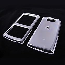 Samsung Epix SGH-i907 AT&T Transparent Snap On Protector Hard Case Solid Clear Cover