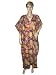 Resort Wear Womens Purple Yellow Printed Lightweight Sheer Cotton Coverup Dress Caftan Poncho