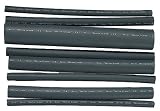 Ancor 301503 Marine Grade Electrical Adhesive Lined Heat Shrink Tubing Kit (3/16 to 3/4-Inch Diameter, 3-Inches Long, Black, 8-Pack)