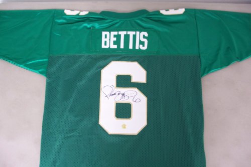Jerome Bettis Autographed Authentic Style Notre Dame Irish Jersey w/ TSE COA