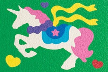 Childrens Toyshop  Toys : UNICORN CREPE RUBBER PUZZLE