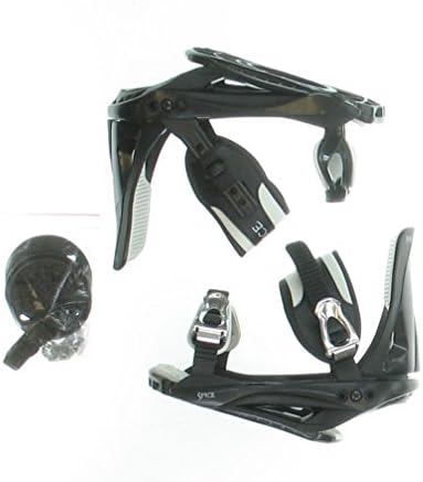 New Snowjam Spice Snowboard Binding Black Women's Medium 7.0 - 11.0