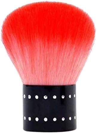 Conrade Powder Foundation Makeup Brush Brush Mushroom Blush Brush Cosmetic Makeup Tool Pink Red Yellow (Red)