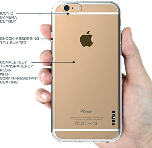 iPhone 6 Case + FREE Screen Protector - Soft, Slim, Durable Back Cover [Scratch-Resistant] + Edge Bumper [Shock Absorbent] - Transparent [Crystal Clear] Design - Perfect-Fit, Non-Slip, Easy to Grip/Feel - Protect Your Apple Phone - Lifetime Warranty