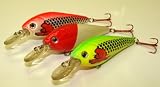 3 Set L3B Injured Shad Custom Lures - Plugs Crankbaits Bass Fishing Set L3B