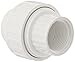 Spears 498 Series PVC Pipe Fitting, Union with EPDM O-Ring, Schedule 40, 1-1/2