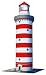 Ravensburger 12555 - Leuchtturm - 216 Teile 3D Gebäude Puzzle