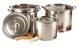 Set of 4 Buckingham Stainless Steel Stock Pots RRP £50