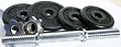 ScSPORTS GUSS SET 10KG mit 1 X KURZHANTEL / 2 X 2,5KG / 2 X 1,25 KG HANTELSCHEIBEN HANTELSET