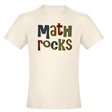 Math Rocks Arithmetic Geek Organic Cotton Tee