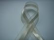Ivory Organza and Satin Ribbon 1.5" Wide 25 Yards