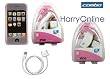 4 Piece Value Combo Deal: Light Pink Color Silicone Skin Case Cover + Car Charger + Travel Charger + USB Data Sync Cable. For Apple iPhone. By HarryOnline