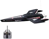 Hobby Engine 1:25 Scale Mini Viper Power Boat Radio Controlled (Black)