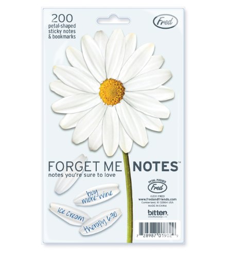 Fred and Friends Forget Me Notes: Daisy Petal Sticky Notes