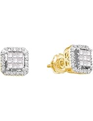0.33CTW DIAMOND INVISIBLE EARRINGS