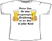 Ausgewogene Ern�hrung: Ein Bier in jeder Hand; Fun T-Shirt wei�