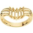 14K Yellow Gold Mother's Ring - 5 Gemstone -- YOU CHOOSE THE COLORS!