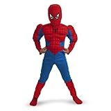 Spiderman Costume, Boys Husky Size (10.5 - 12.5)