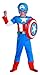 Disguise Captain America Toddler Muscle Costume