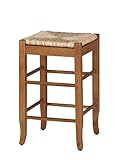 Rush Seat Counter Stool - Oak (24")