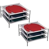 Sweater Mesh Air Dryer Stackable Drying Rack (27Sqx5H) 6-Pack #04004-6