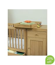 Kyoto over-cot changer - Light oak