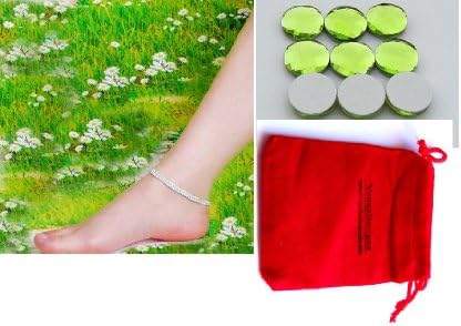 Wedding Bridal 2 Rows Clear Crystal Rhinestone Stretch Anklet