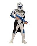 Star Wars Clone Wars Clone Trooper Child's Captain Rex Costume, Medium