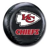 Kansas City Chiefs Black Tire Cover