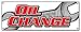 OIL CHANGE BANNER SIGN car transmission engine auto repair