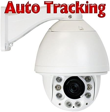 GW Security 700TVL Auto Tracking High Speed Dome PTZ Camera 1/4" Sony CCD 27X Optical Zoom IR Night Vision (700TVL with Auto Tracking for Analog DVR System)